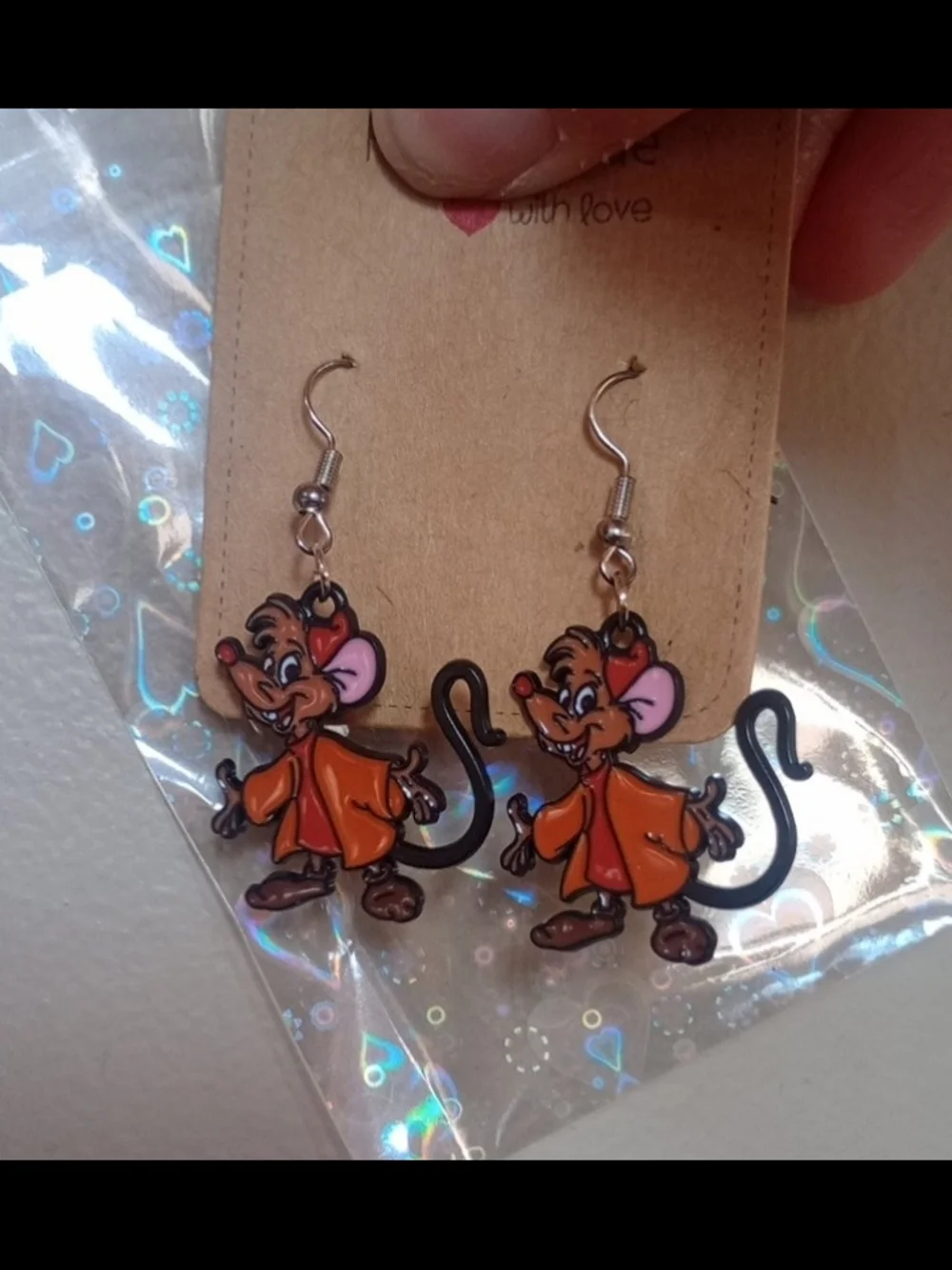 $8 Each Or Bundle 5/$20 Handmade Cinderella Inspired Dangle Earrings